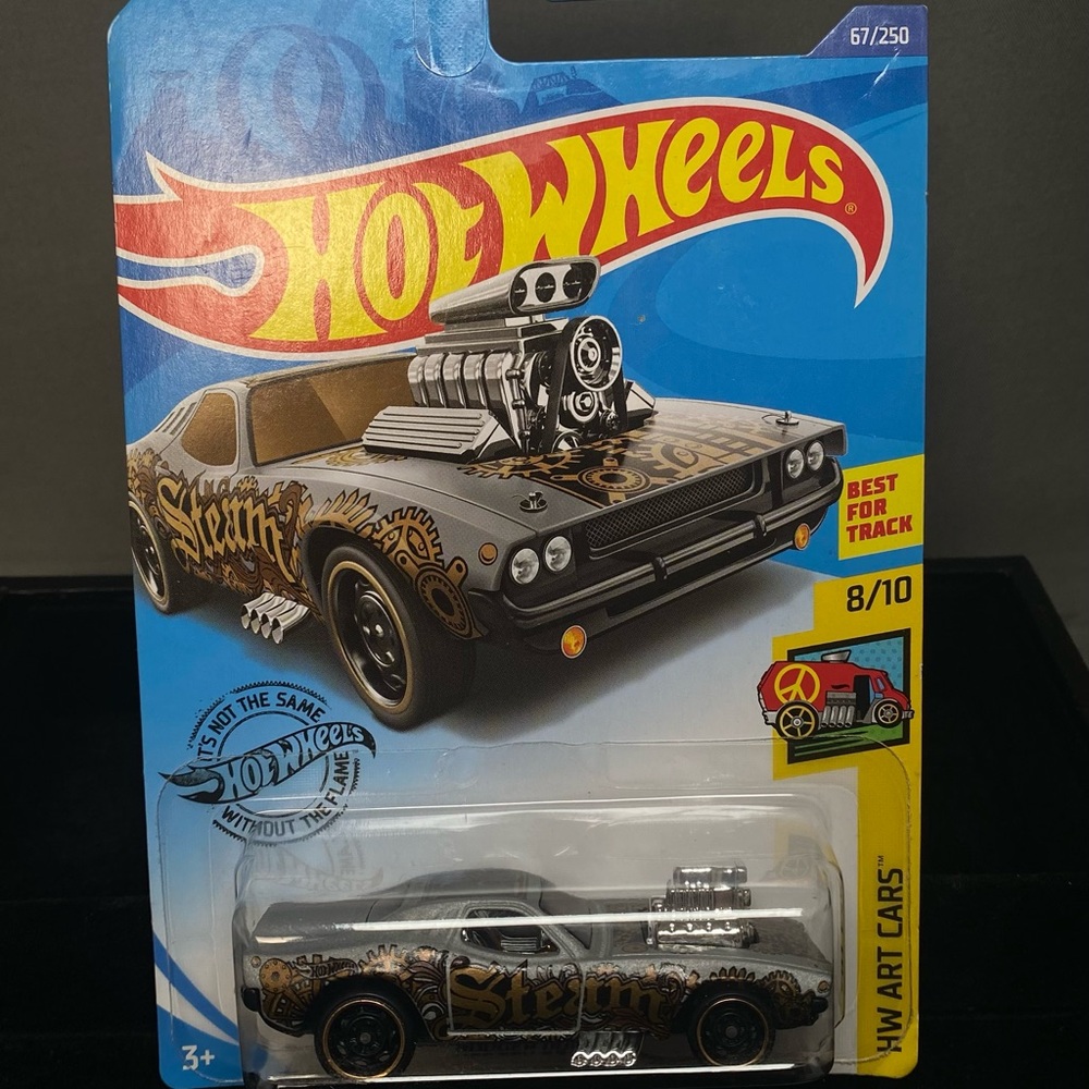 Mattel Hot Wheels Gray and Gold Die-Cast Muscle Car